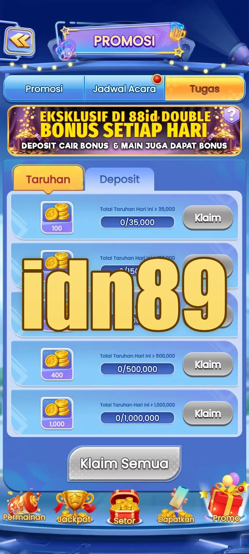 idn89 Masuk
